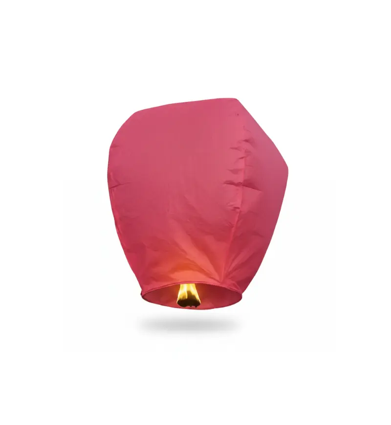 Globos de Cantoya Rosado, Globos Rapunzel, Globos de Papel Seda, Globos de los Deseos, Linternas Chinas, Sky Lanterns, Farolillo Chino Globo de Cantoya Rosa - Imagen 1