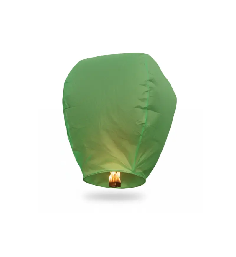 Globos de Cantoya Verde, Globos Rapunzel, Globos de Papel Seda, Globos de los Deseos, Linternas Chinas, Sky Lanterns, Farolillo Chino Globo de Cantoya Verde - Imagen 1